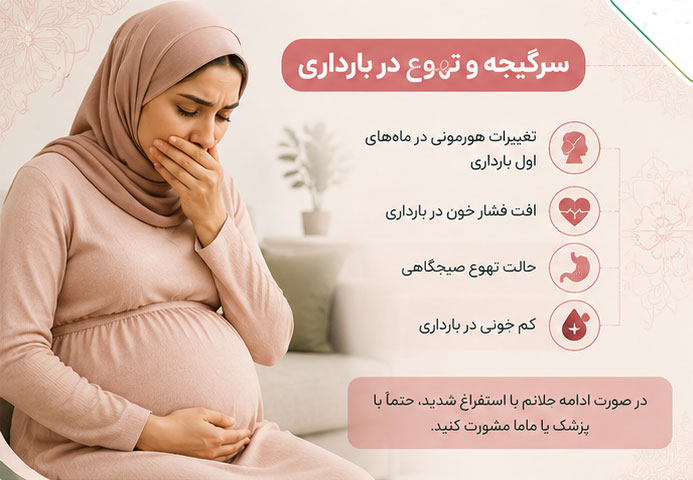 آیا سرگیجه و حالت تهوع نشانه بارداری است؟