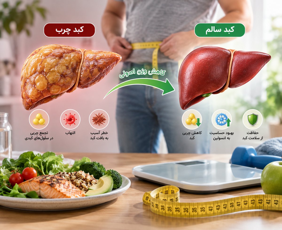 آیا کاهش وزن سریع برای کبد چرب مفید است؟